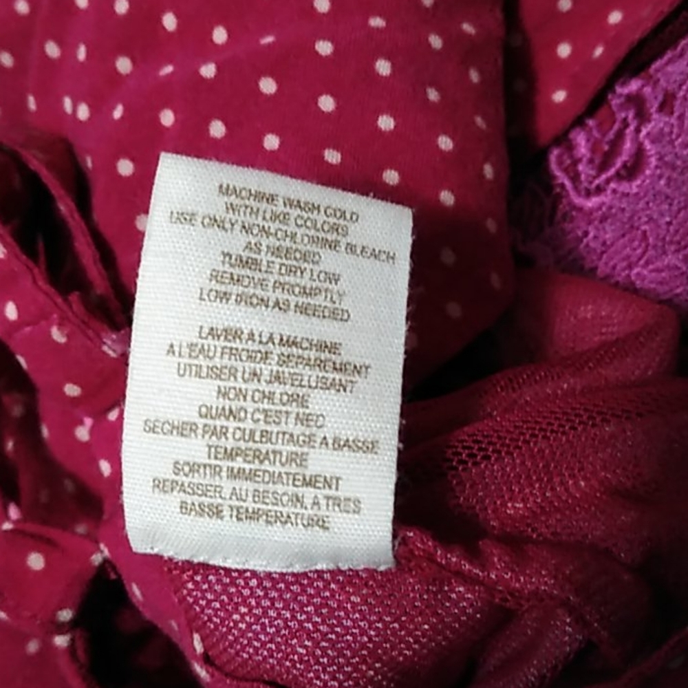 Free People pink polka dot baby doll dress small - Picture 12 of 13